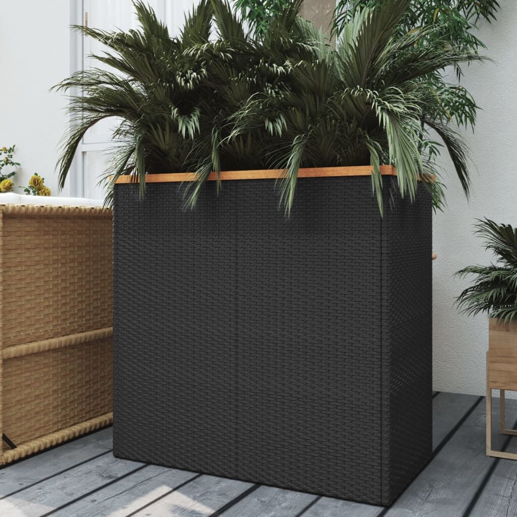 vidaXL Plantenbak Zwart 80x40x80cm - 35% Korting!