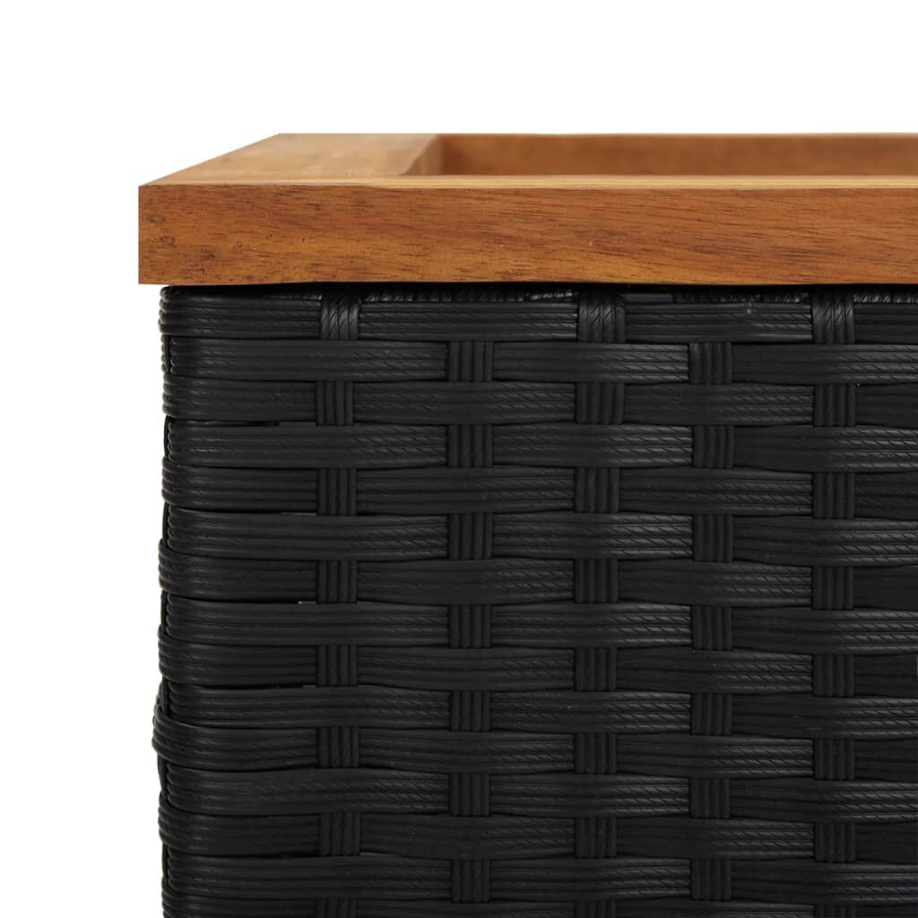 vidaXL Plantenbak Zwart 80x40x80cm - 35% Korting!