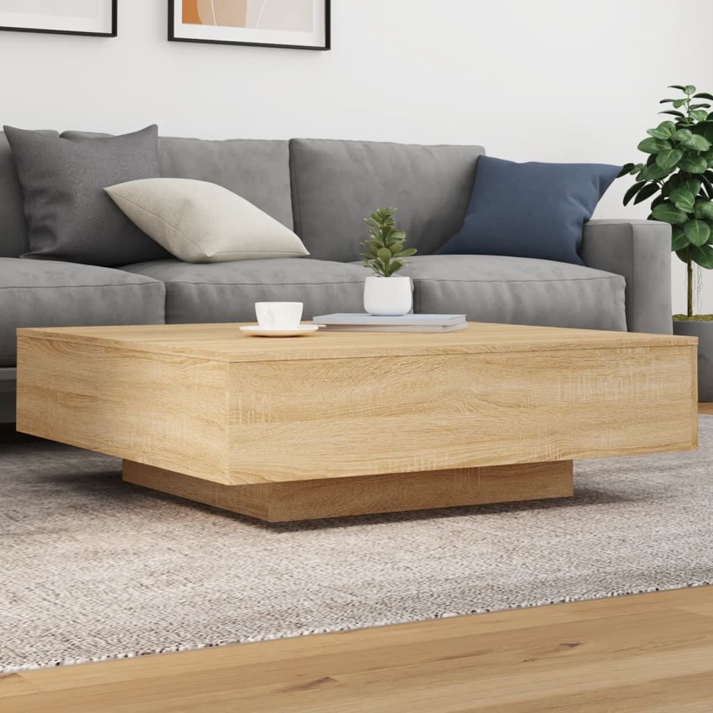 Salontafel Sonoma Eiken 100x100cm - 45% Korting!
