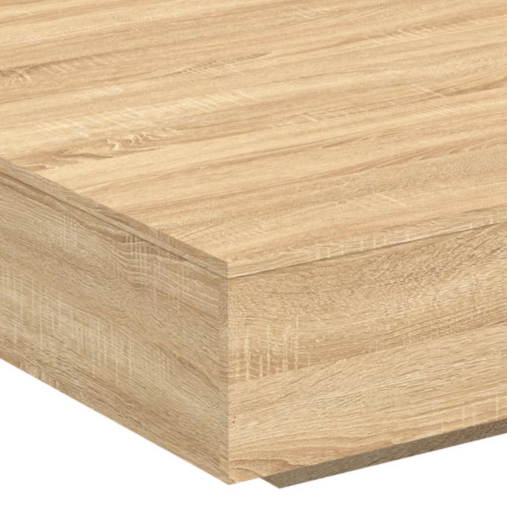 Salontafel Sonoma Eiken 100x100cm - 45% Korting!