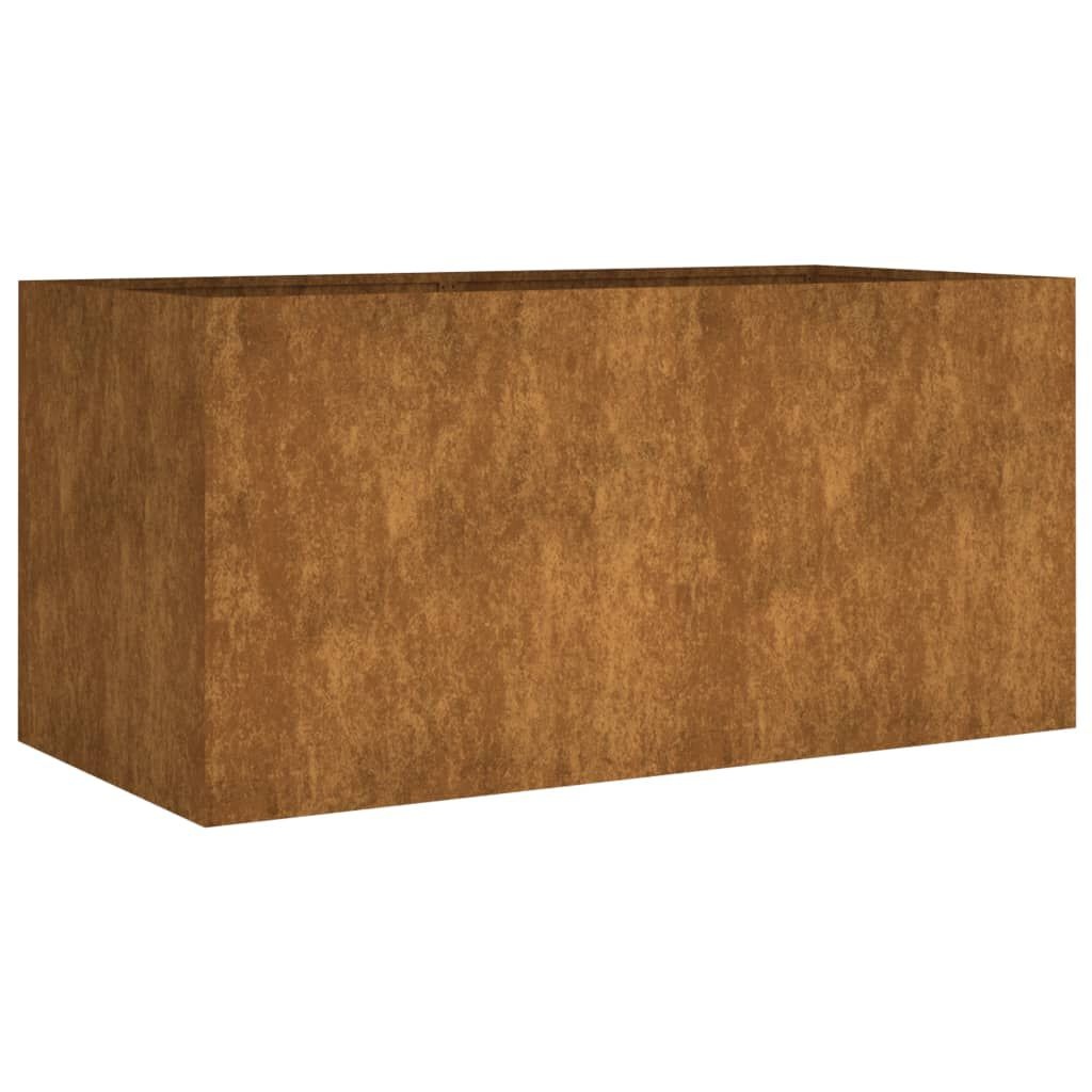VidaXL Cortenstaal Plantenbak 80x40x40 - 55% Korting! Roestig