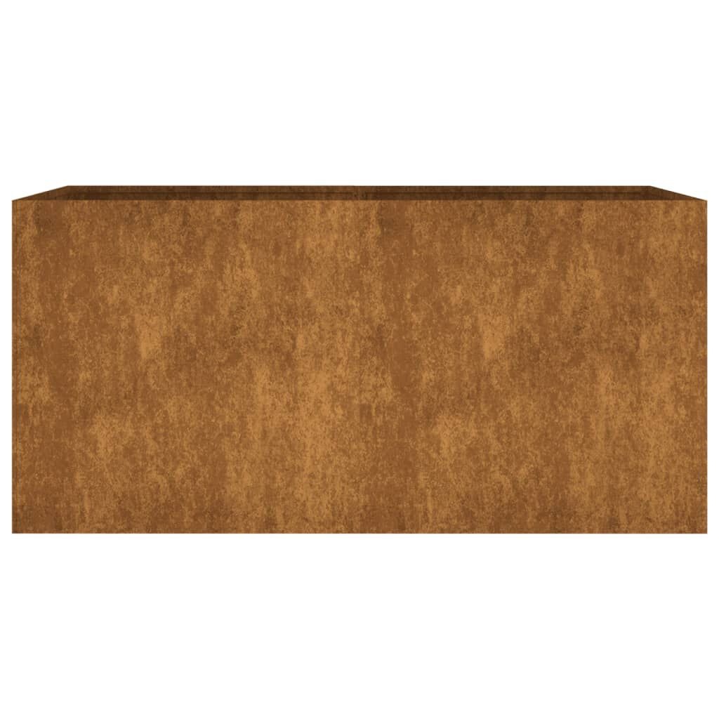 VidaXL Cortenstaal Plantenbak 80x40x40 - 55% Korting! Roestig
