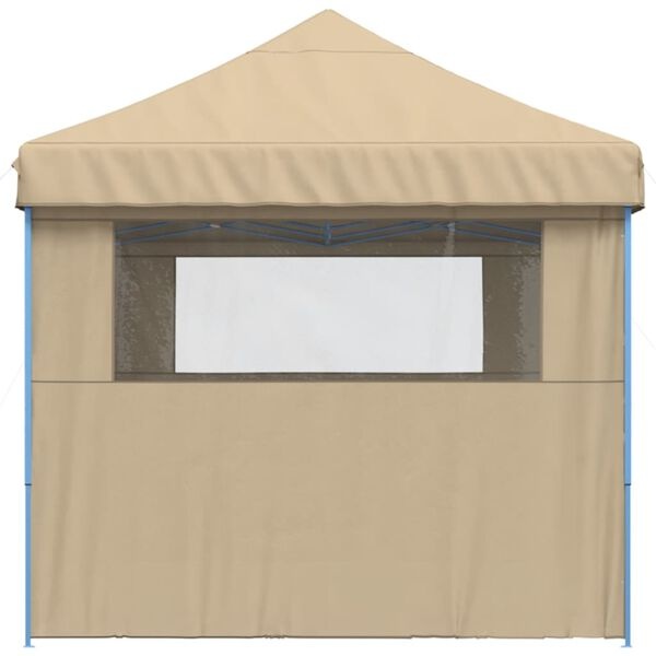 Partytent Inklapbaar Beige - Met Zijwanden - 35% Korting!