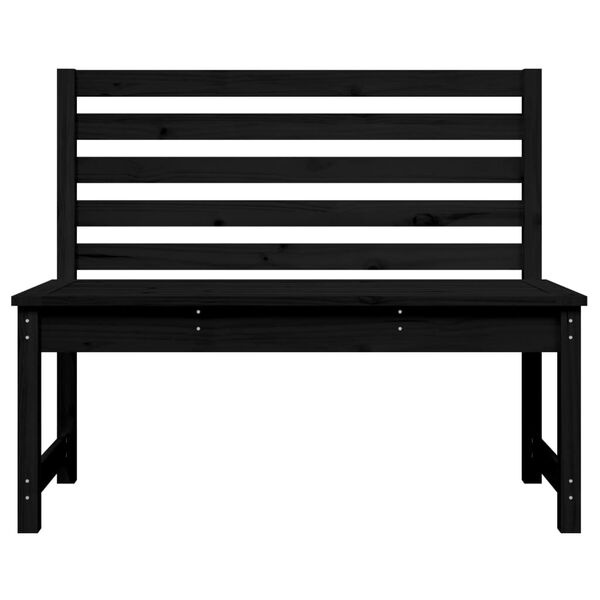 VidaXL Tuinbank Grenenhout Zwart - 35% Korting!