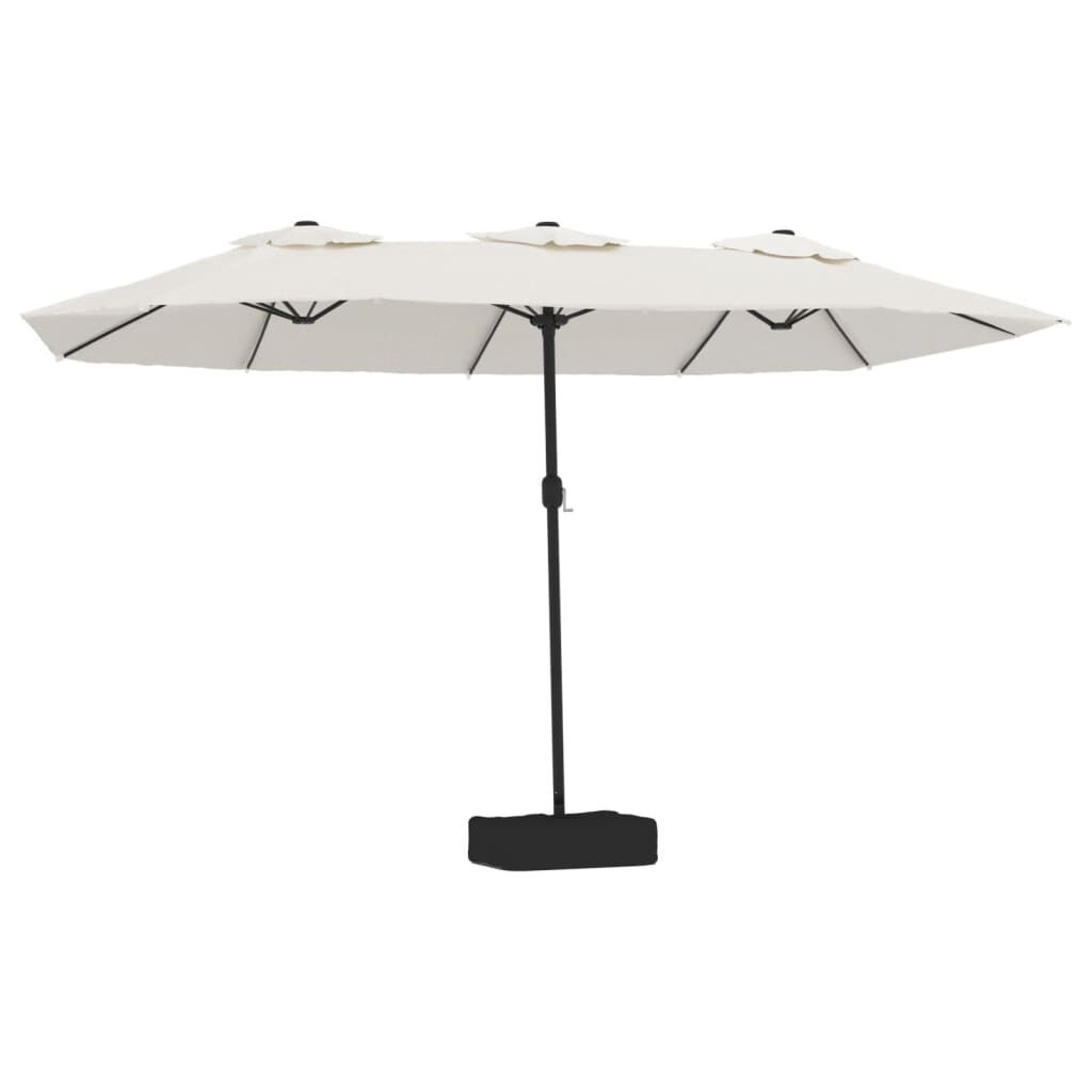 vidaXL Parasol LED 449cm Zandwit -35% Korting!