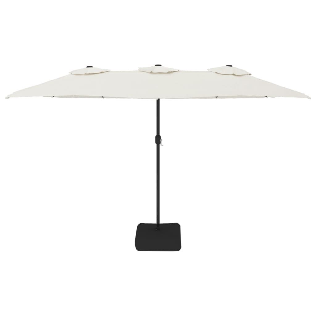 vidaXL Parasol LED 449cm Zandwit -35% Korting!