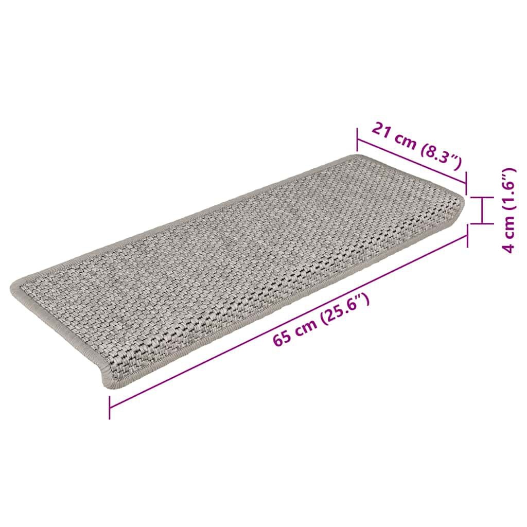 vidaXL Trapmatten Zilver (15 st) - 45% Korting!