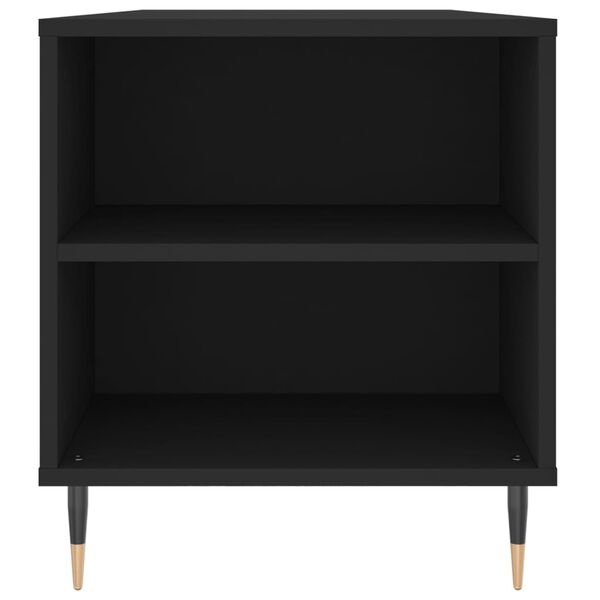 vidaXL Salontafel Zwart Hout - 102cm - 35% Korting!