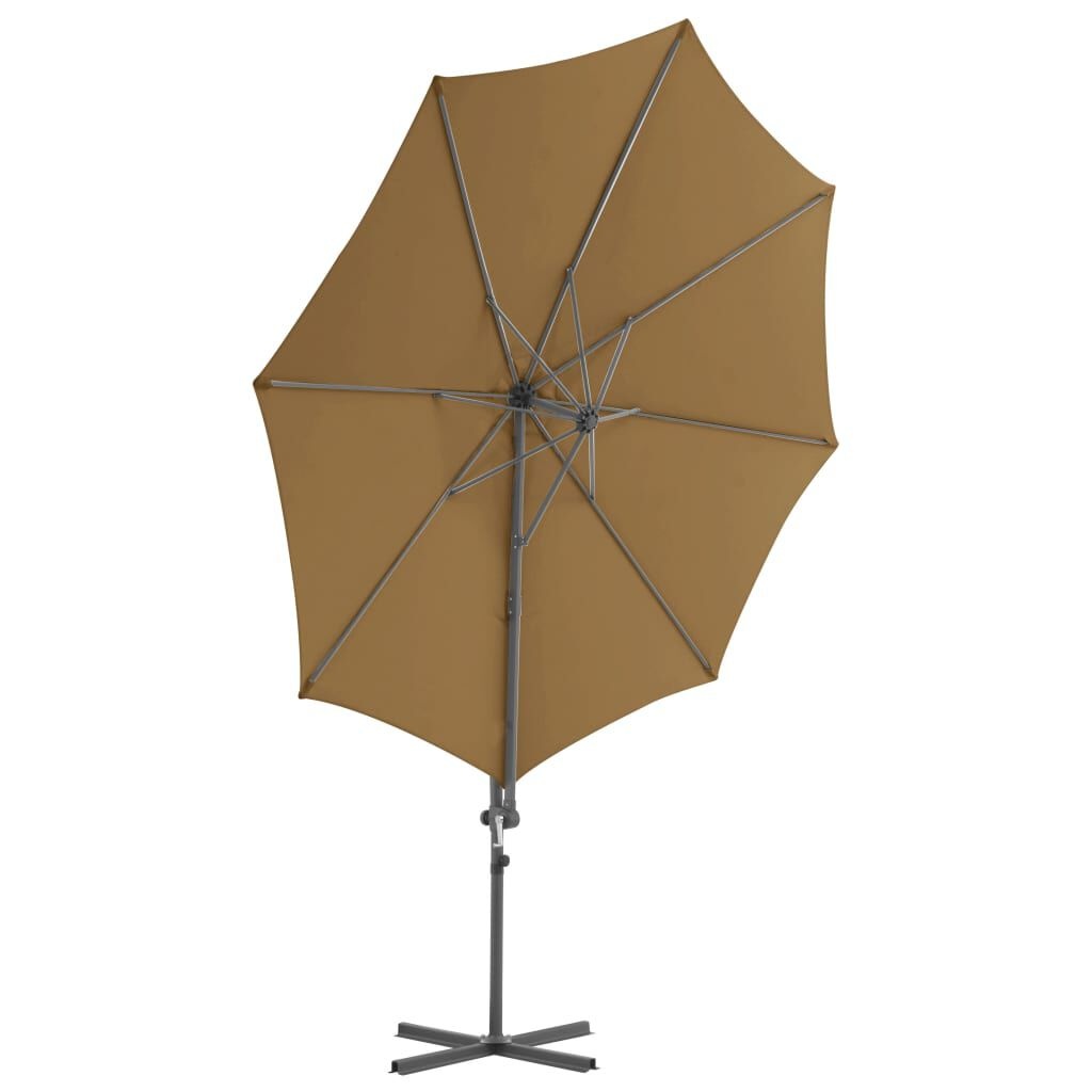vidaXL Zweefparasol Taupe 300cm - 35% Korting!