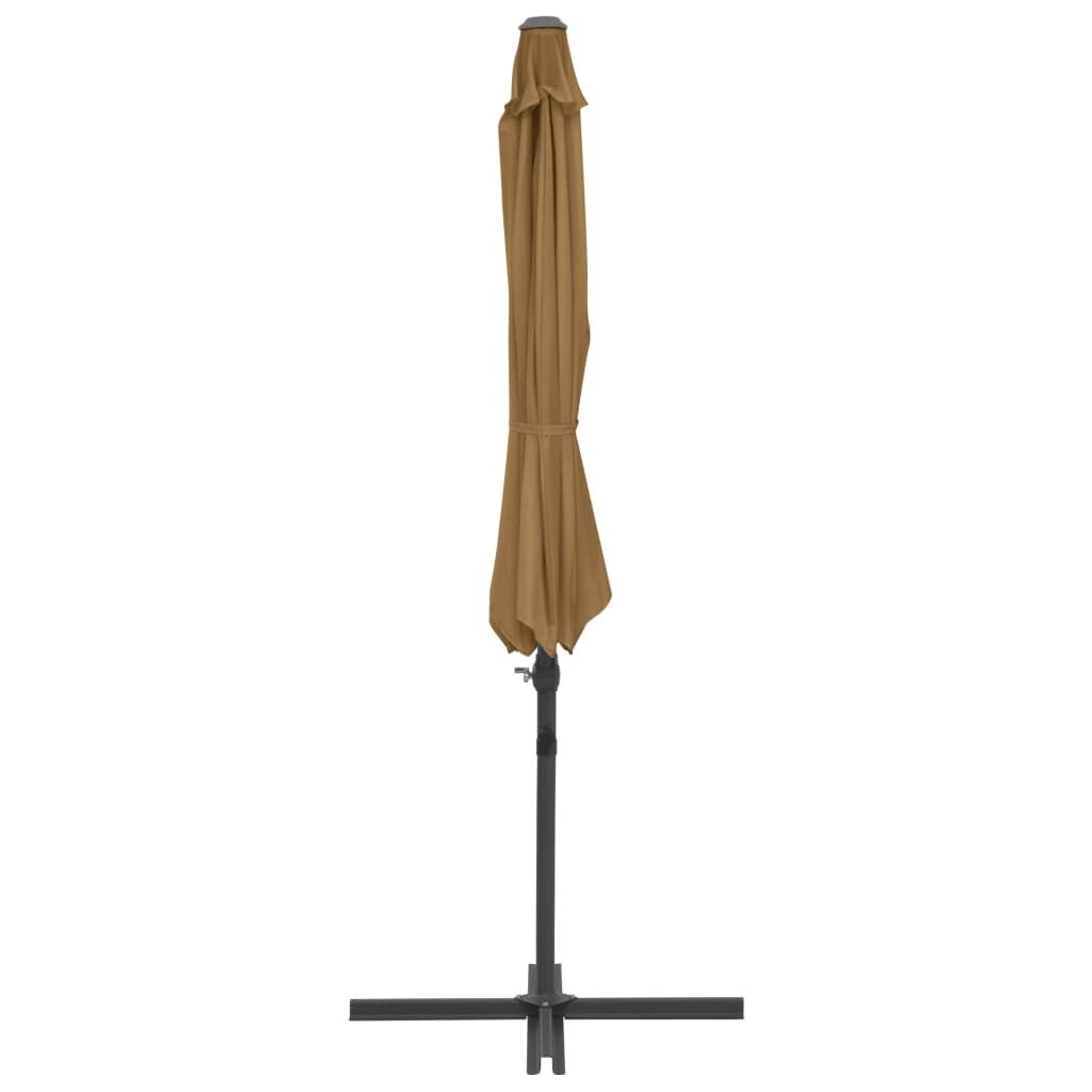 vidaXL Zweefparasol Taupe 300cm - 35% Korting!