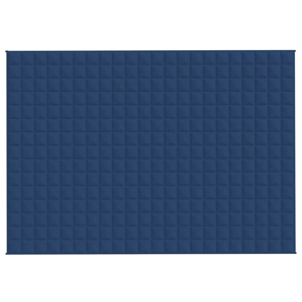 VidaXL Verzwaringsdeken Blauw 155x220cm 7kg - 35% Korting!