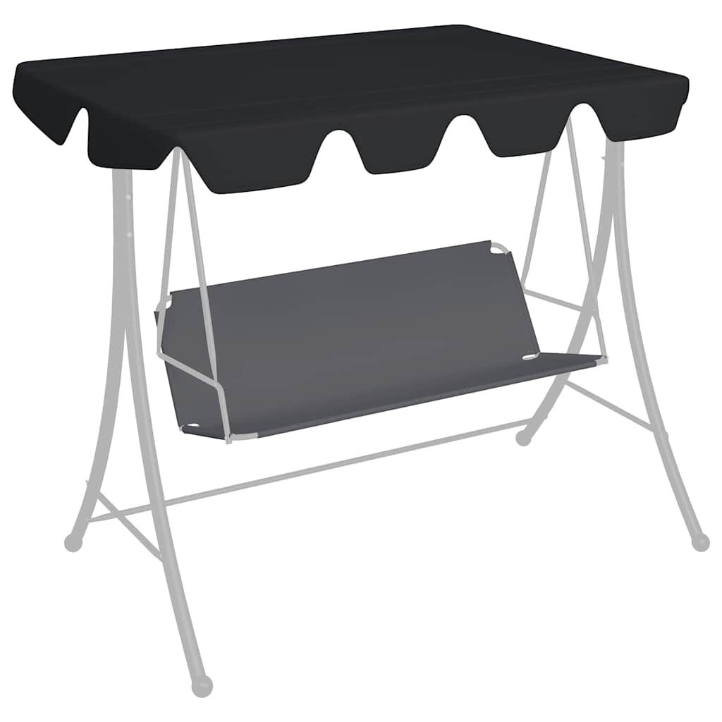 Schommelbank Luifel Zwart - 62% Korting! 150x105cm