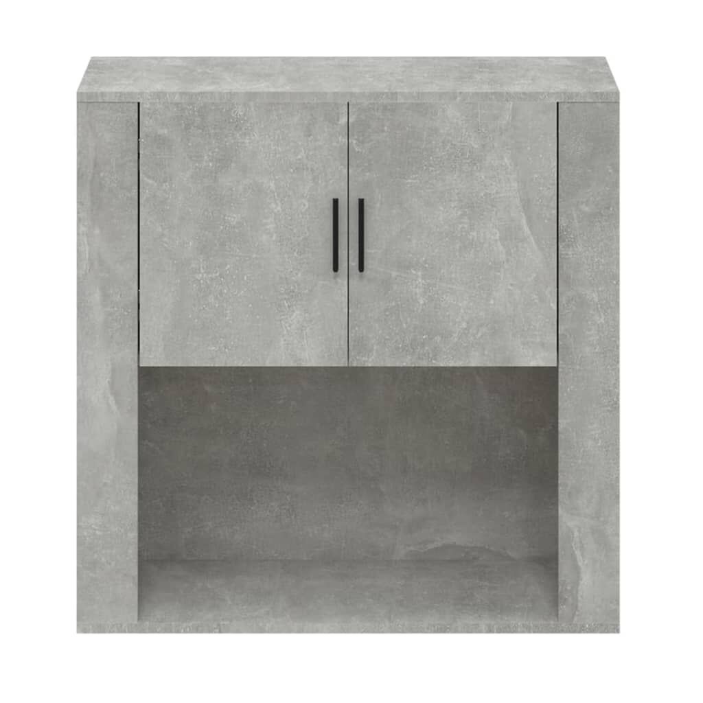 vidaXL Wandkast Betongrijs 80x33x80cm - 45% Korting!