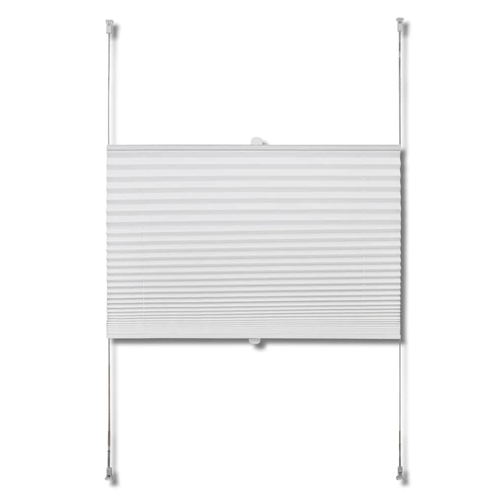 Plisséjaloezie Wit 100x200 cm - 35% Korting!