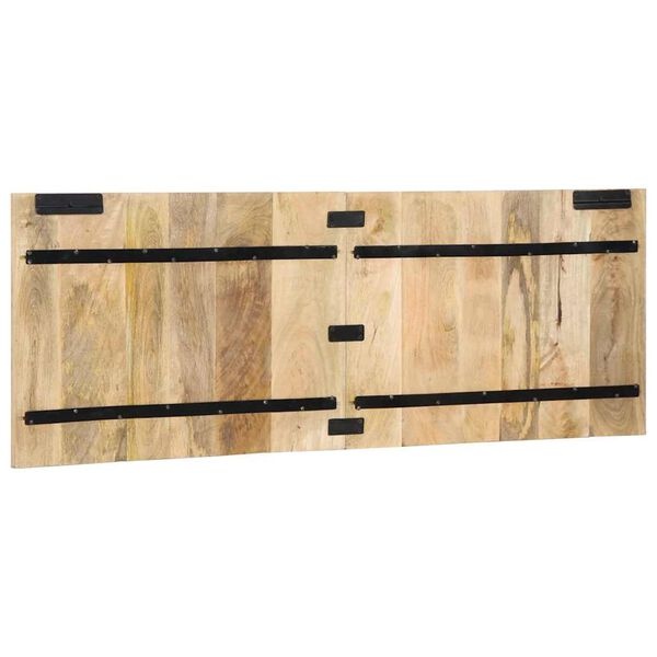 VidaXL Hoofdbord 140cm Mangohout -60%! Ruw & Industrieel