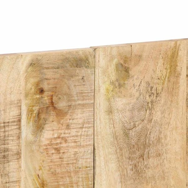 VidaXL Hoofdbord 140cm Mangohout -60%! Ruw & Industrieel