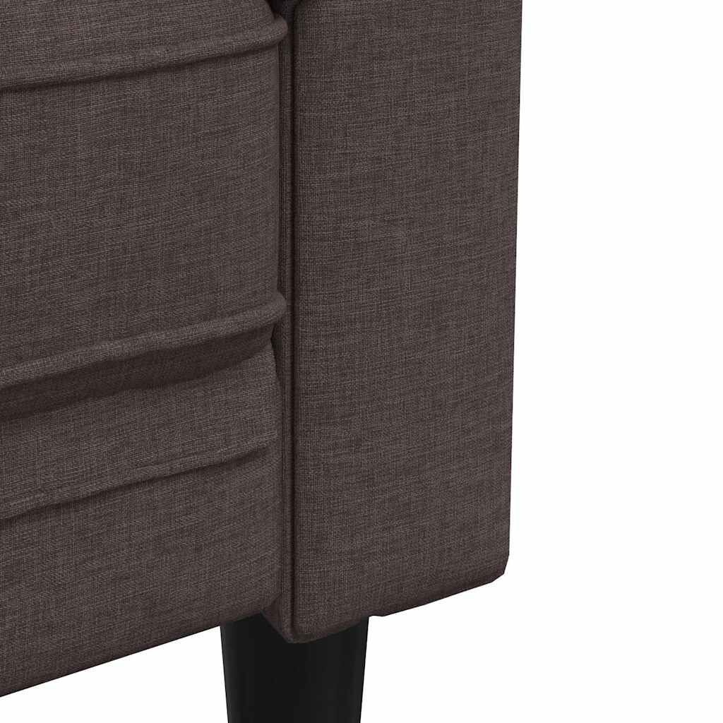 vidaXL Chesterfield Fauteuil Donkerbruin - 35% Korting!