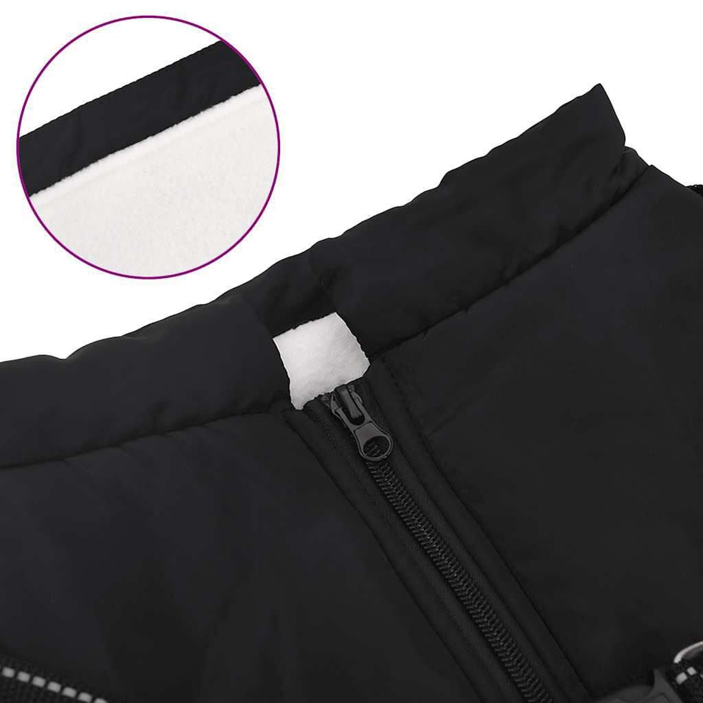 vidaXL Hondenjas Harnas Zwart 5XL - Waterdicht & Reflecterend - 35% Korting!