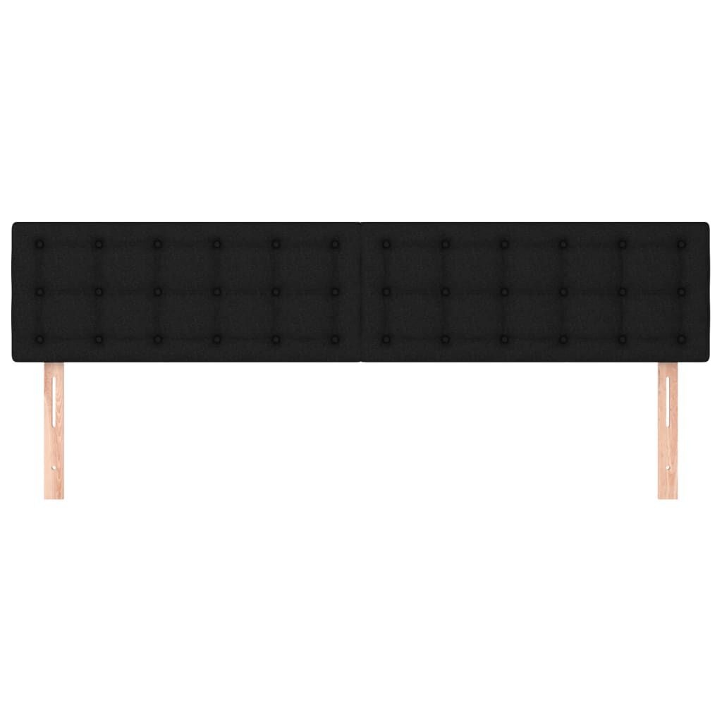 vidaXL Hoofdborden (2x) Zwart 100cm - 35% Korting!