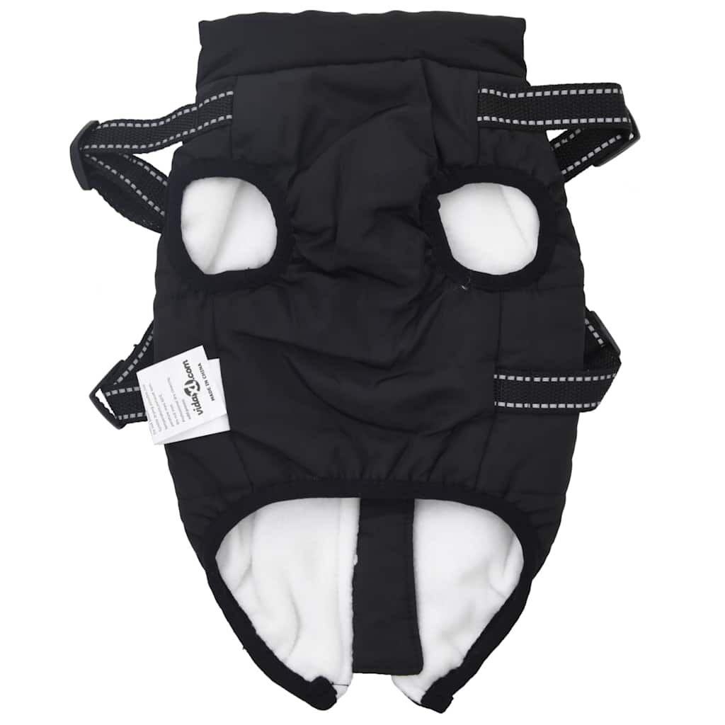 vidaXL Hondenjas met Harnas Zwart L28 - 35% Korting!