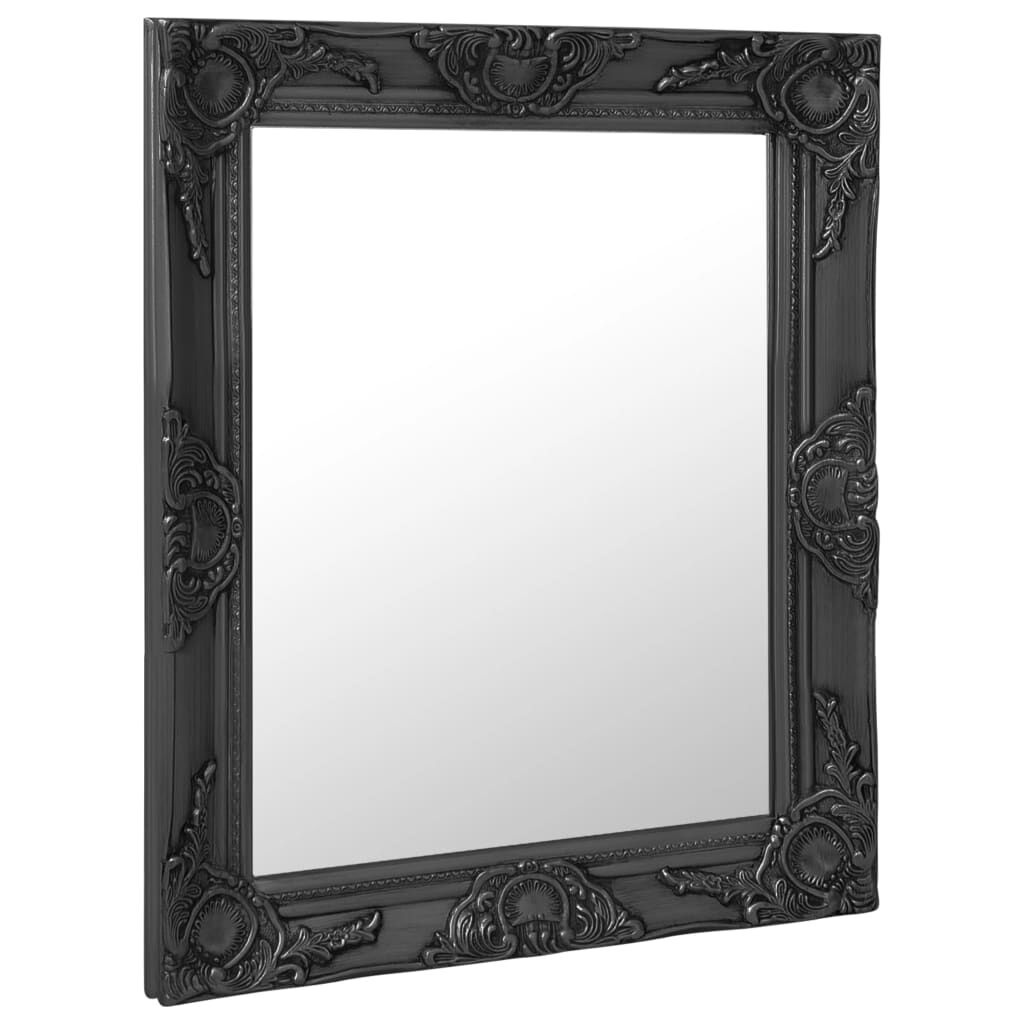 Barok Wandspiegel Zwart 50x60cm - 35% Korting!