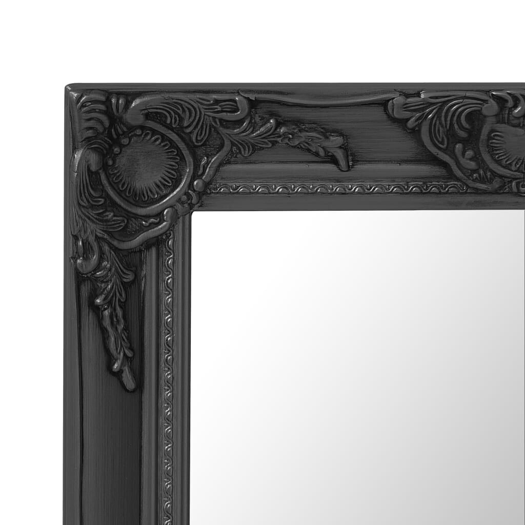 Barok Wandspiegel Zwart 50x60cm - 35% Korting!