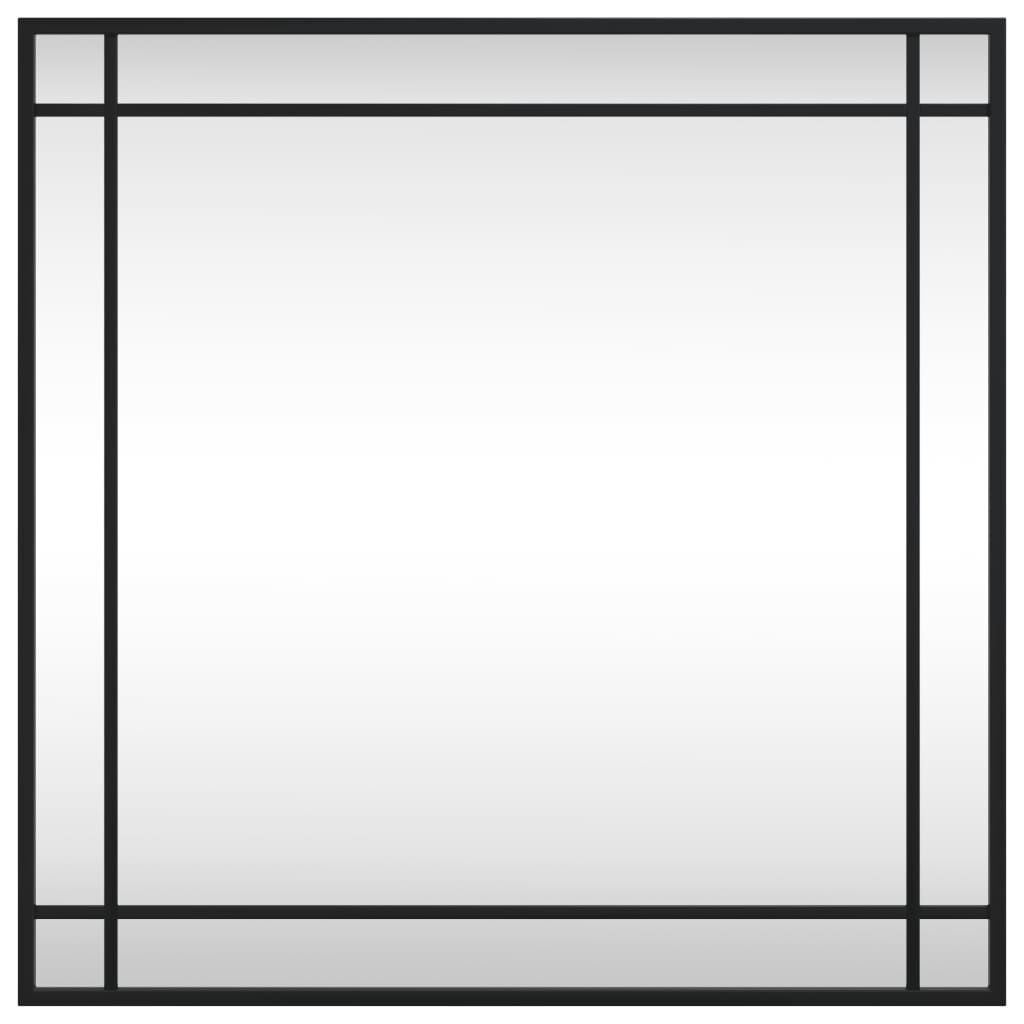 vidaXL Wandspiegel Zwart 60x60cm - 35% Korting!