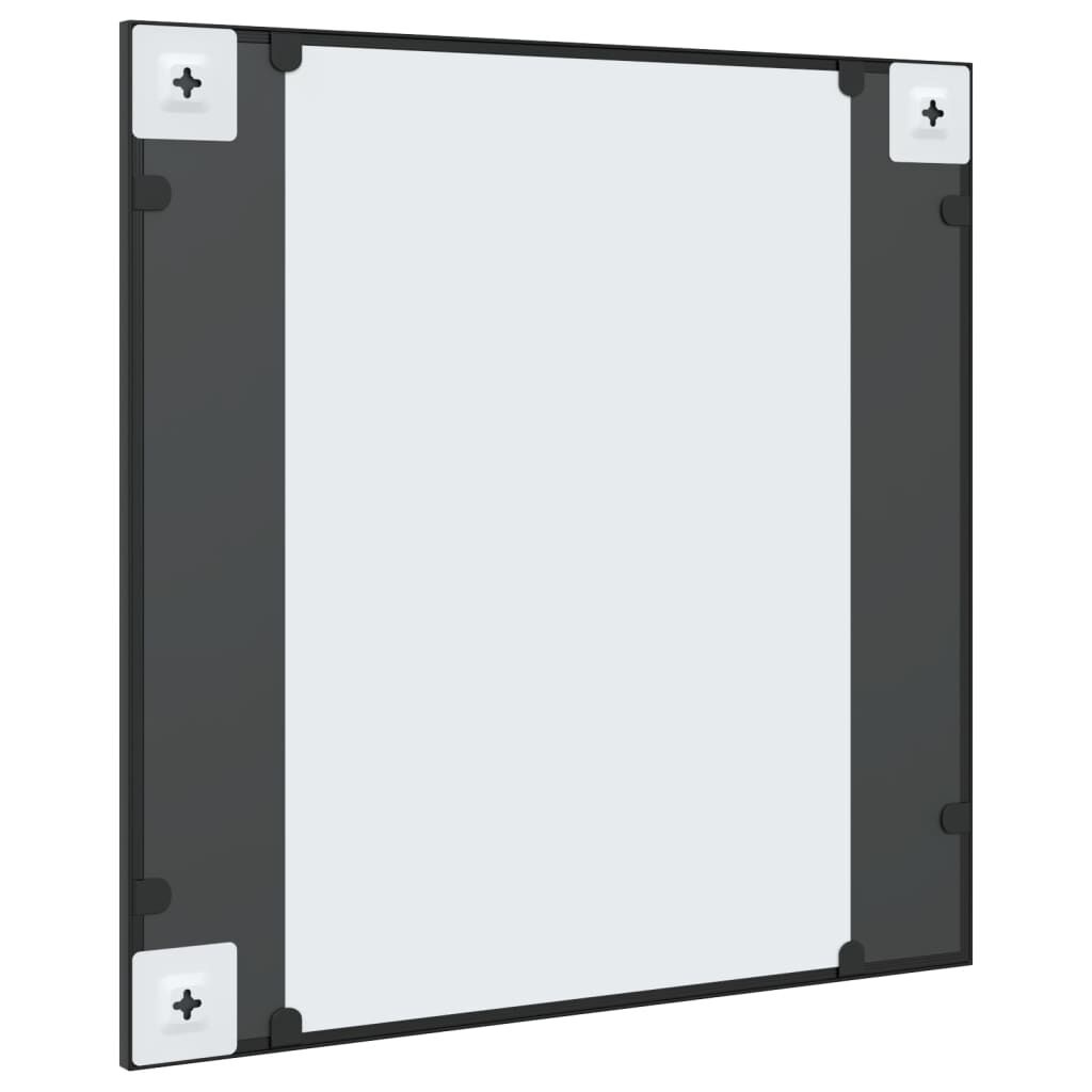 vidaXL Wandspiegel Zwart 60x60cm - 35% Korting!
