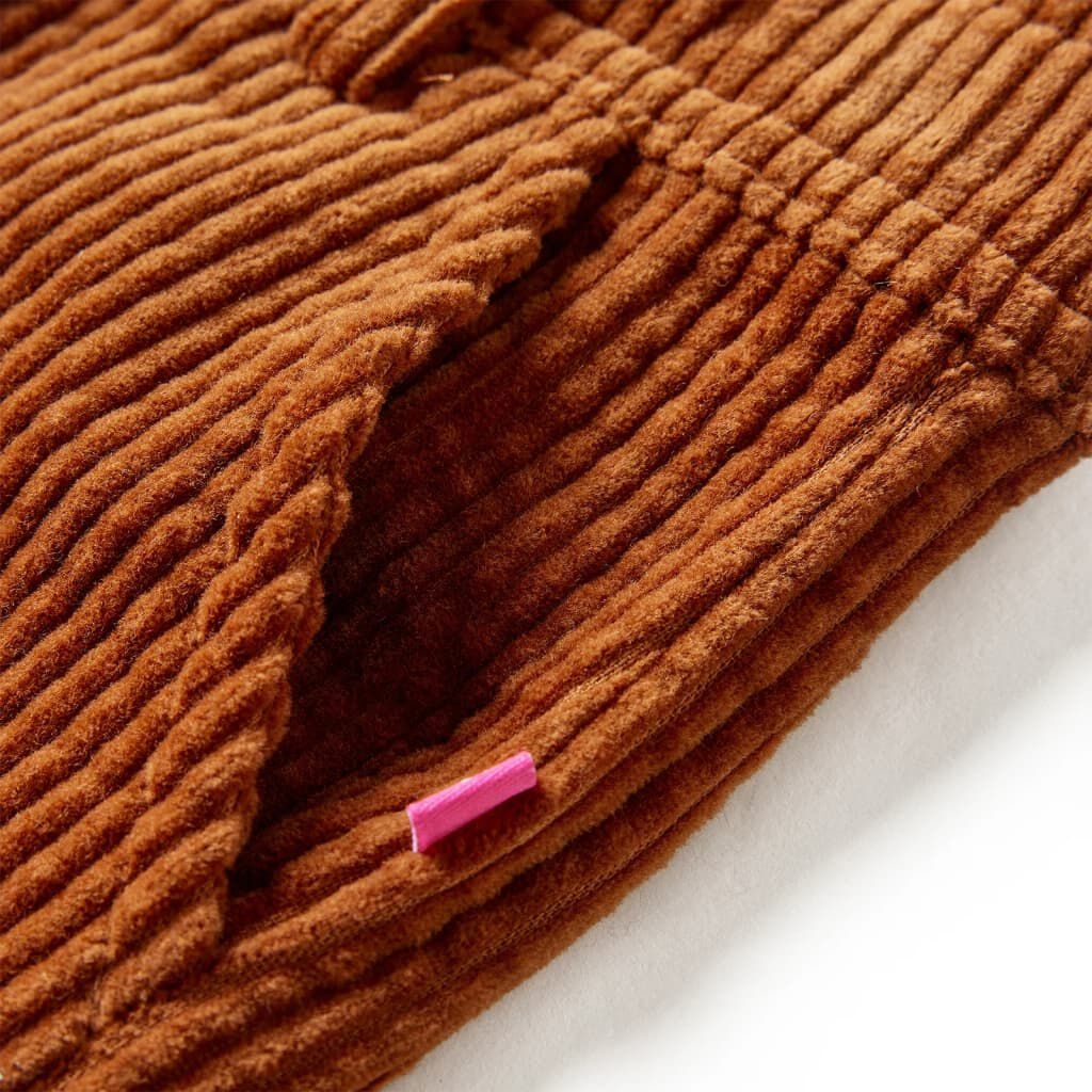 Ribfluweel Broek Cognac Maat 128 - 35% Korting!