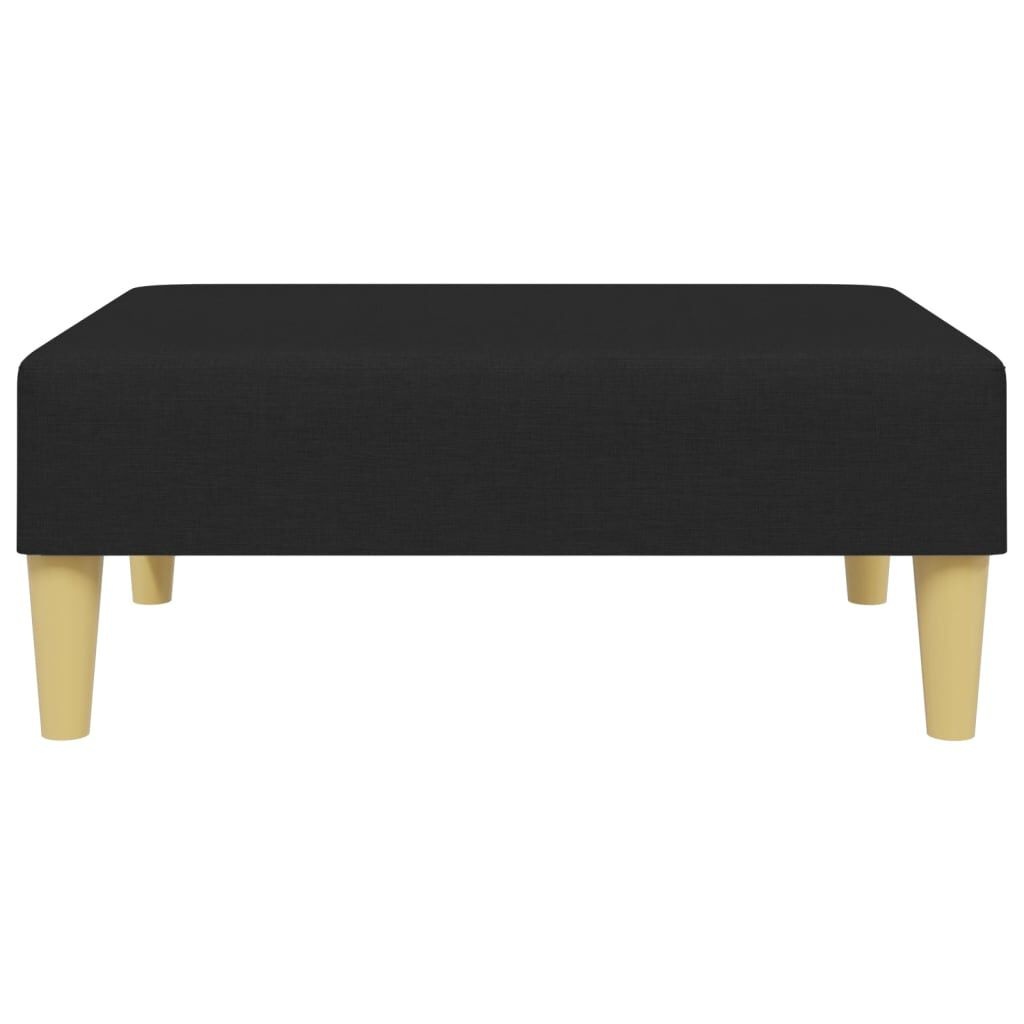 vidaXL Voetenbank Zwart 77x55cm - Nieuwstaat, 35% Korting!