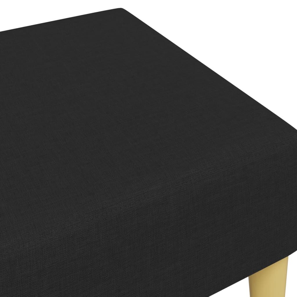 vidaXL Voetenbank Zwart 77x55cm - Nieuwstaat, 35% Korting!