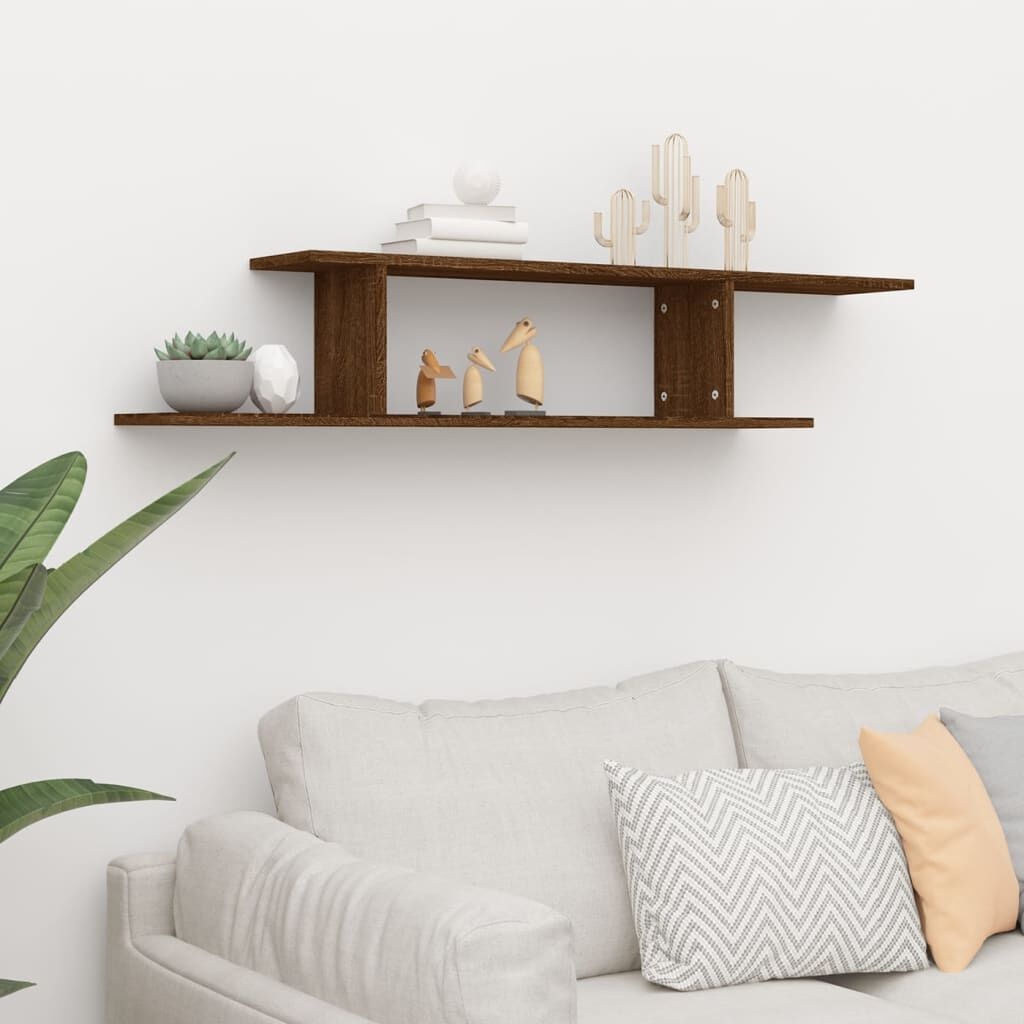 vidaXL TV-Wandschap Bruin Eiken 125cm - 35% Korting!