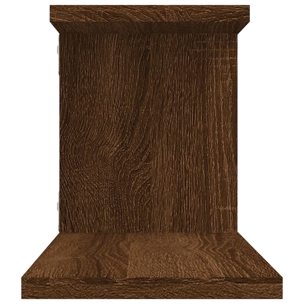 vidaXL TV-Wandschap Bruin Eiken 125cm - 35% Korting!