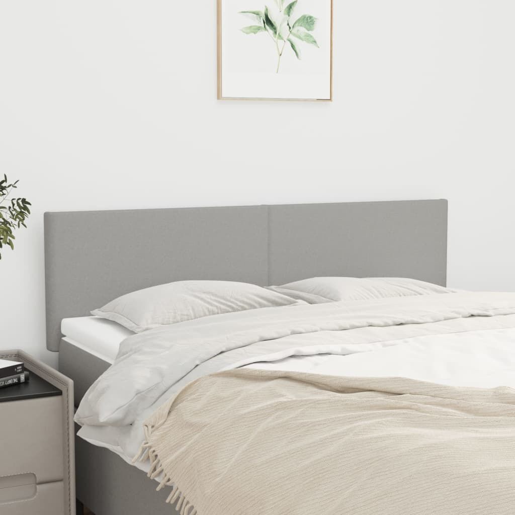 vidaXL Hoofdborden 2x Lichtgrijs 72cm - 35% Korting!