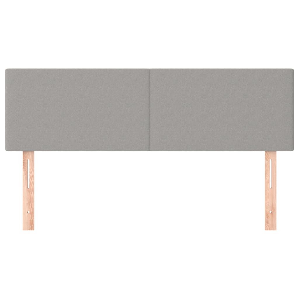 vidaXL Hoofdborden 2x Lichtgrijs 72cm - 35% Korting!