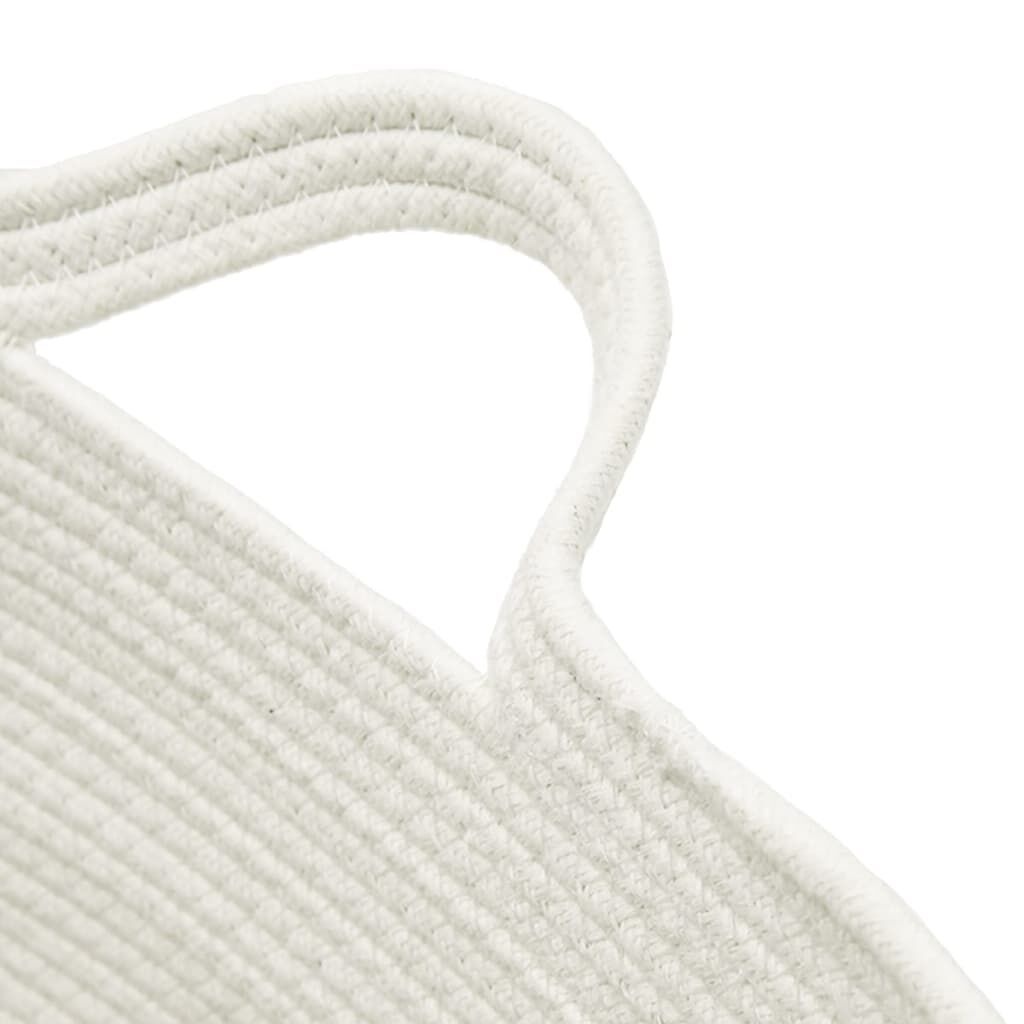 vidaXL Wasmand Ø60cm Grijs/Wit - 45% Korting! Nieuwstaat