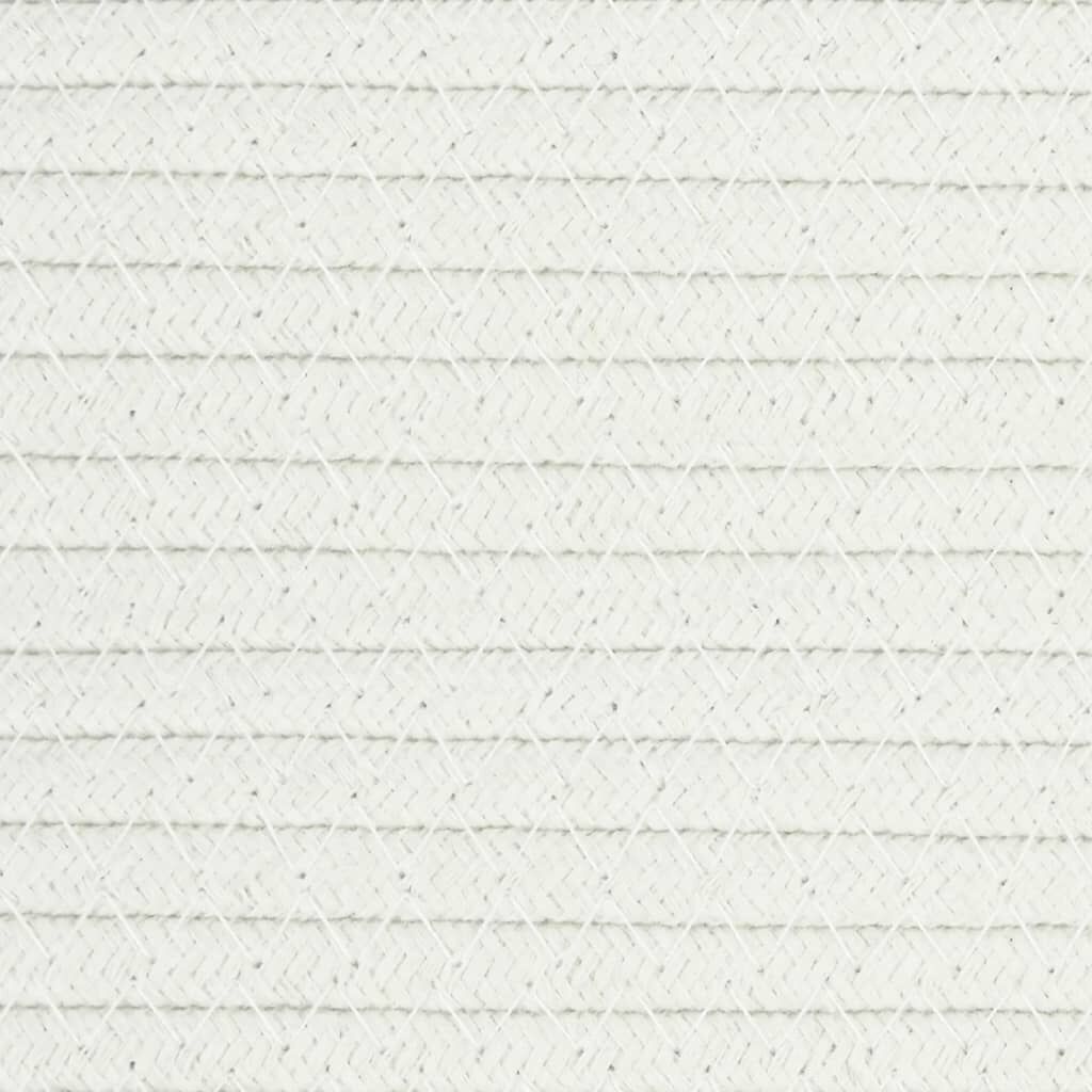 vidaXL Wasmand Ø60cm Grijs/Wit - 45% Korting! Nieuwstaat