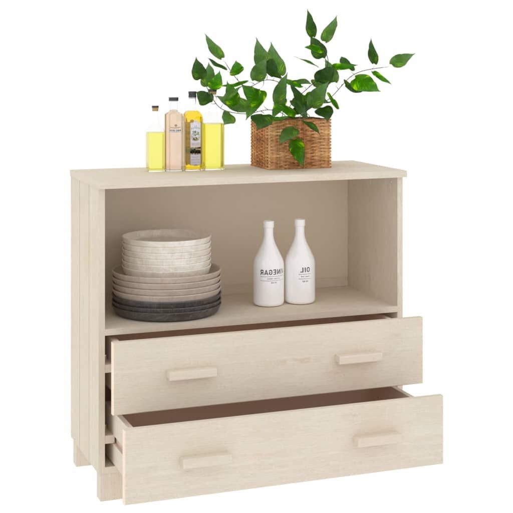 vidaXL Dressoir Grenenhout Honingbruin 85cm - 35% Korting!