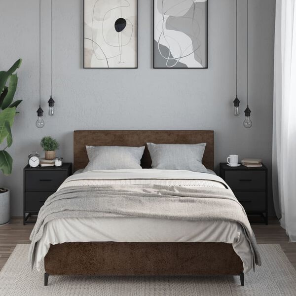 vidaXL Nachtkastjes (2 st) Zwart - 35% Korting!