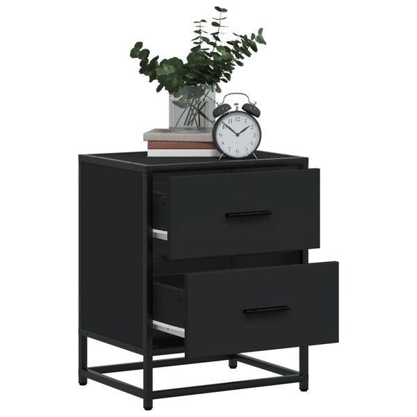 vidaXL Nachtkastjes (2 st) Zwart - 35% Korting!
