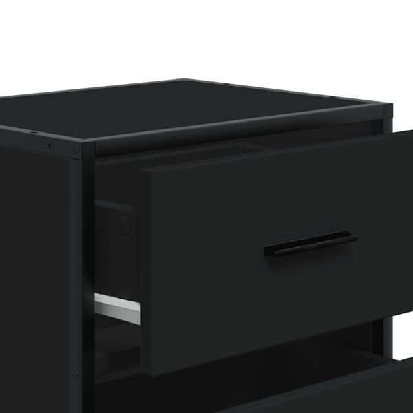 vidaXL Nachtkastjes (2 st) Zwart - 35% Korting!