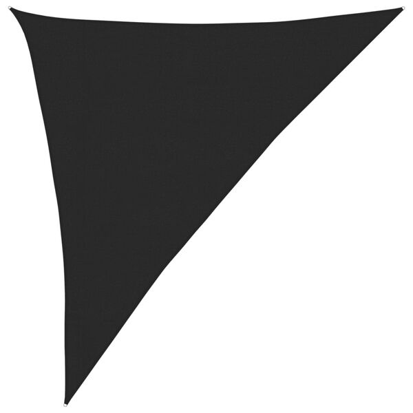 Zonnezeil Driehoek 3x4x5m Zwart - 55% Korting! (Scheur)