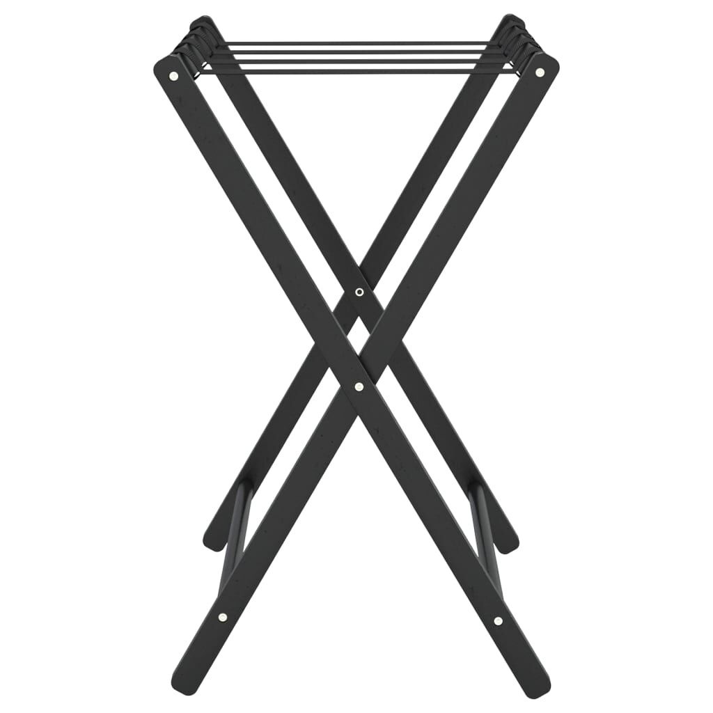vidaXL Bagagerek Bamboe Zwart - 35% Korting!