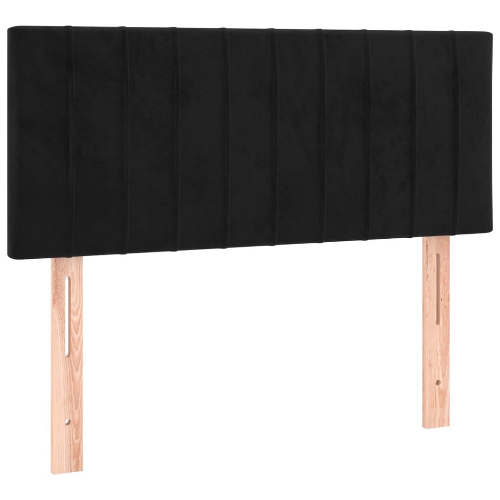 Hoofdbord Zwart Fluweel 90cm - 35% Korting!