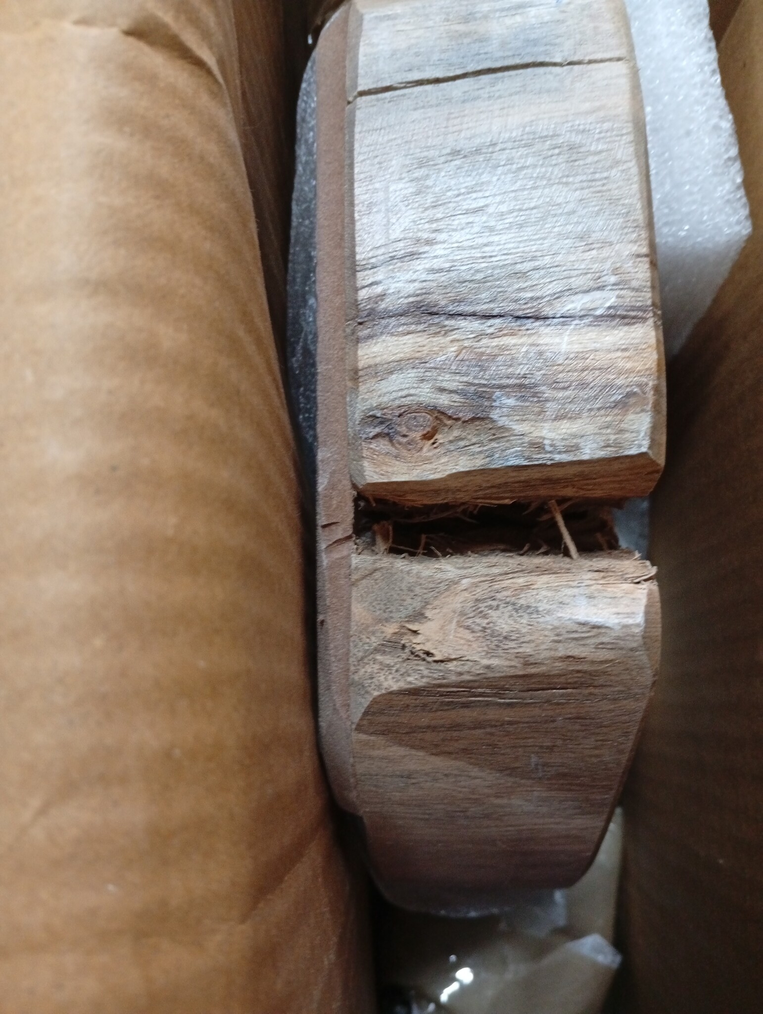 VidaXL Salontafel Acaciahout - 50% Korting - Met Scheur