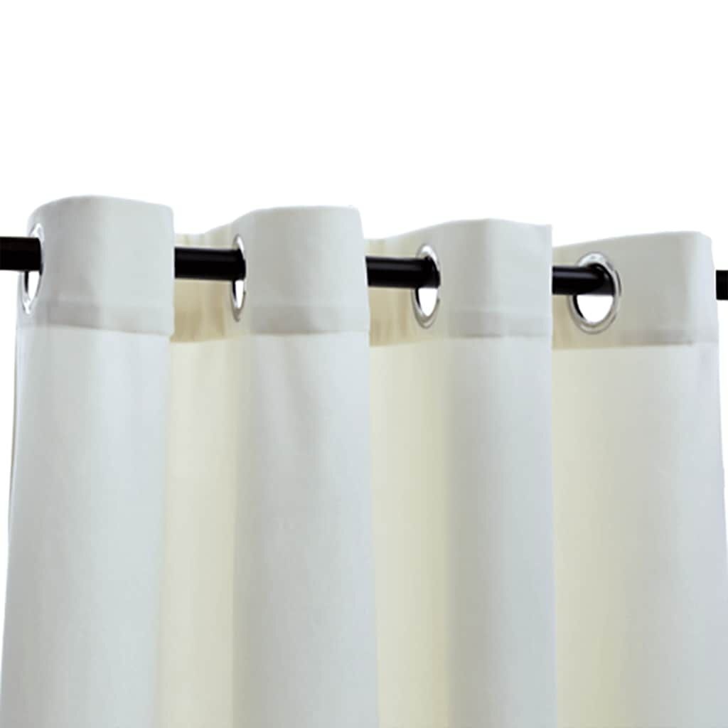 Verduisterende Fluweel Gordijnen Crème 140x225cm -55%! (Scheur)