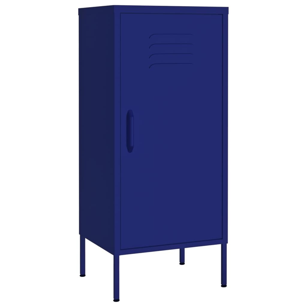 VidaXL Opbergkast Marineblauw - 42,5x35x101,5cm - 55% Korting!