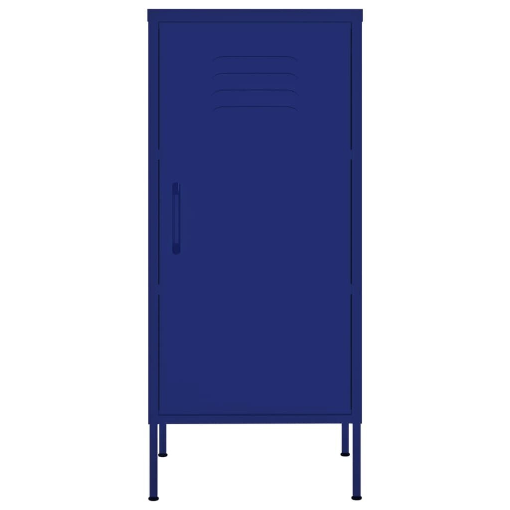 VidaXL Opbergkast Marineblauw - 42,5x35x101,5cm - 55% Korting!