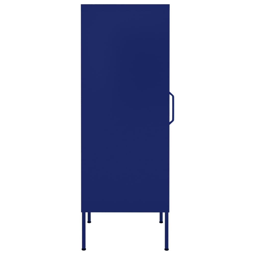 VidaXL Opbergkast Marineblauw - 42,5x35x101,5cm - 55% Korting!
