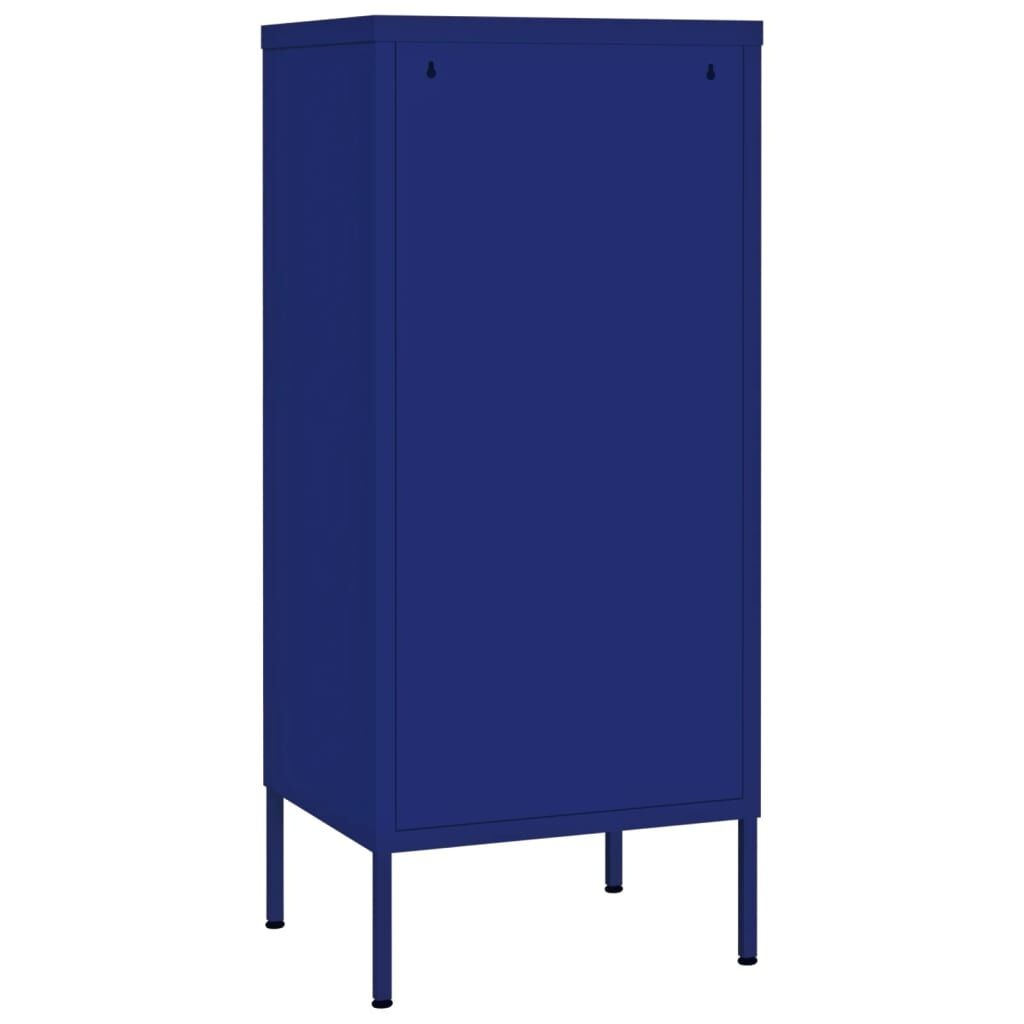 VidaXL Opbergkast Marineblauw - 42,5x35x101,5cm - 55% Korting!